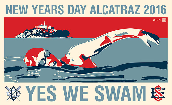 "Yes we swam"
