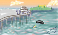 First swim sketches - 2009