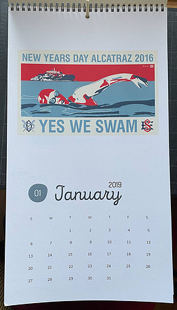 2019 Calendar - South End swim art