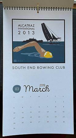 2019 Calendar - South End swim art