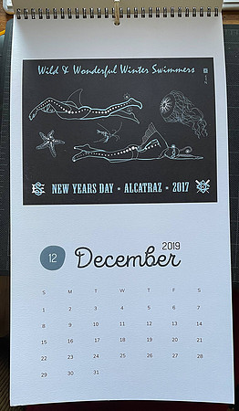 2019 Calendar - South End swim art