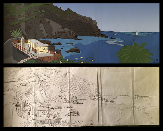 China Beach, the Master sketch