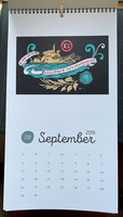 2019 Calendar - South End swim art