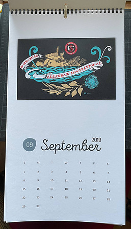 2019 Calendar - South End swim art